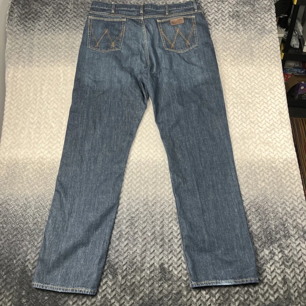 Wrangler 20X Jeans Mens 40x36 Blue Dark Wash 01 Competition Retro Rodeo EUC